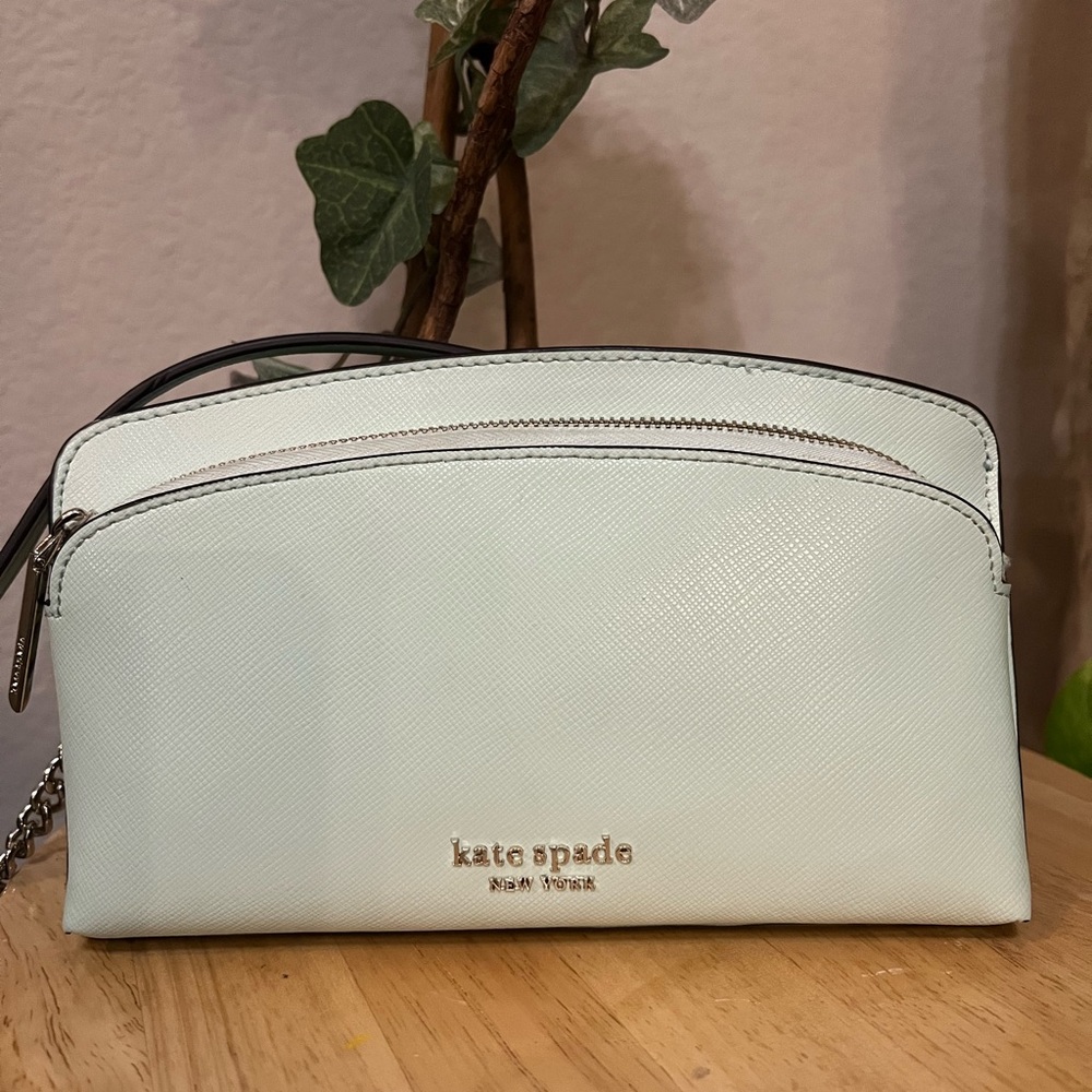 Kate Spade PreLoved Cute Crossbody Teal Small Bag.